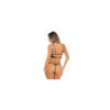 Ensemble 2 pièces noir comprenant soutien gorge et string 